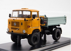 IXO SSM1468 IFA W50 LA Dreiseitenkipper orange/beige-grau 1:43 H0