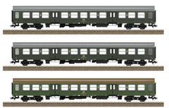 Trix 23180 Personenwagen-Set Halberstädter Mitteleinstiegswagen DR Epoche IV H0