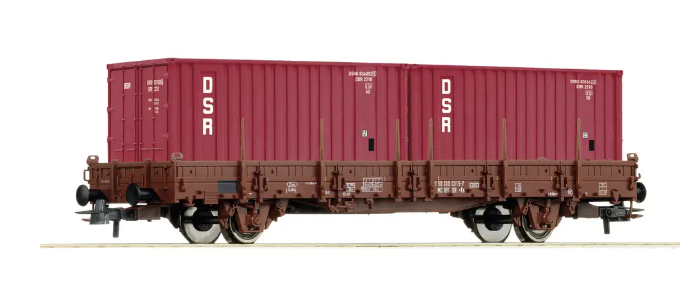 Roco 6600138 Schwenkrungenwagen DSR DR Epoche IV H0