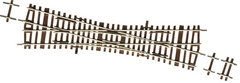Roco 42448 Einfache Kreuzungsweiche EKW15, Roco LINE ohne Bettung H0