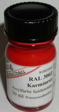 Oesling Modellbau RAL 3002 Karminrot seidenmatt