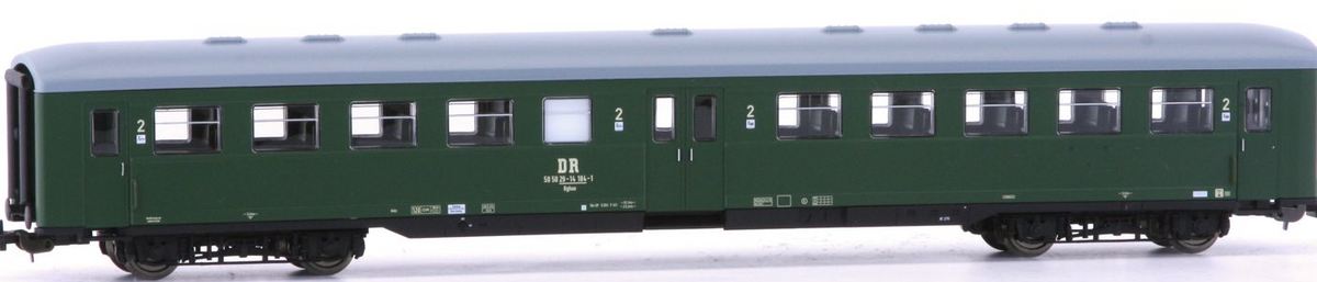 PIKO 53205-2, Personenwagen Lowa E5 Bghue der DR, Ep. IV / H0