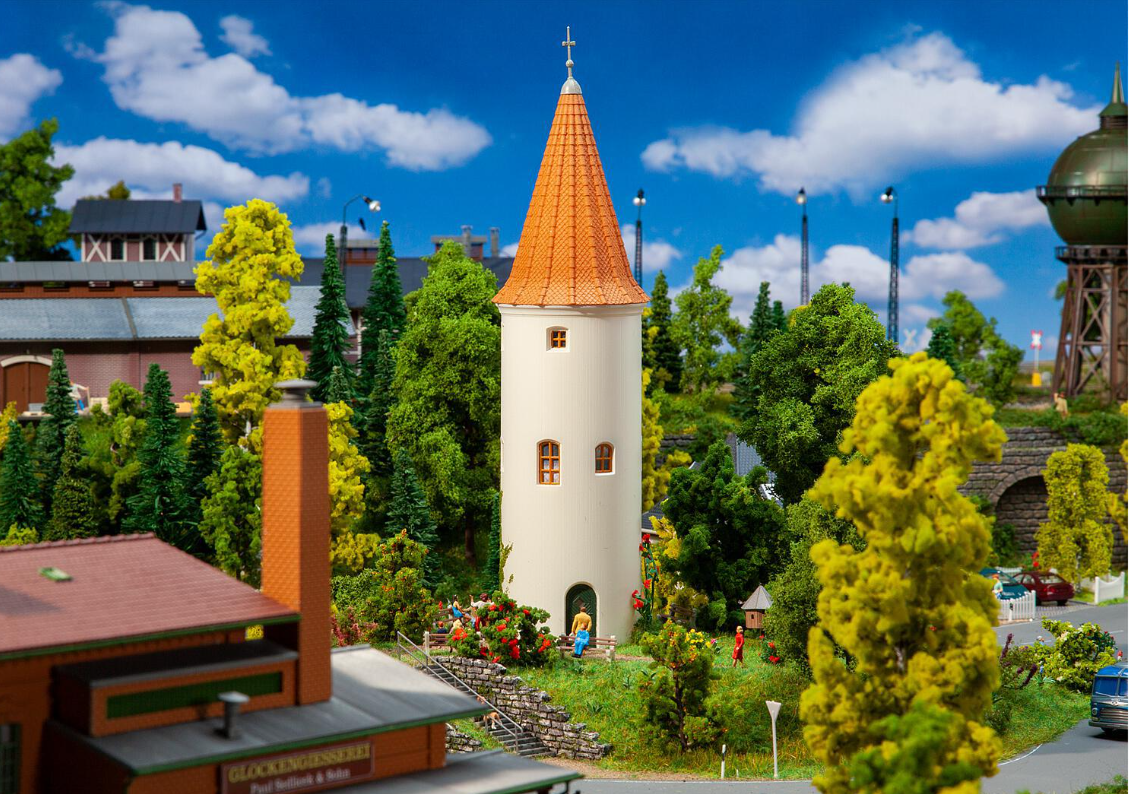 FALLER 130822 Rapunzelturm – Märchenturm und Wehrturm, Spur H0
