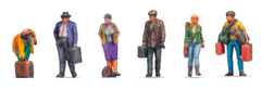 NOCH 44522 Reisende – 6 3D-Master-Figuren, Spur Z