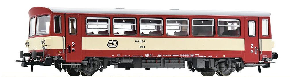 Roco 74242, Beiwagen zum Motorwagen Rh 810 der ČD, Ep.V / H0