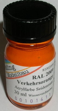 Oesling Modellbau RAL 2009 Verkehrsorange glänzend