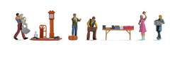 NOCH 16280 Figuren-Themenwelt „Flohmarkt“ – Spur H0, 1:87