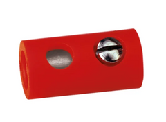 BRAWA Muffen, rund – Ø 2,5 mm, rot, 10 Stück