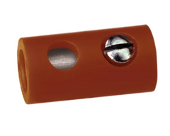 BRAWA Muffen, rund – Ø 2,5 mm, braun, 10 Stück