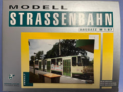 Herrmann & Partner 22071/B, Straßenbahn TATRA KT4D - Brandenburg, Bausatz / H0m