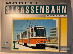 Herrmann & Partner 22087/A, Straßenbahn KT4D Typ Gera, Bausatz / H0m