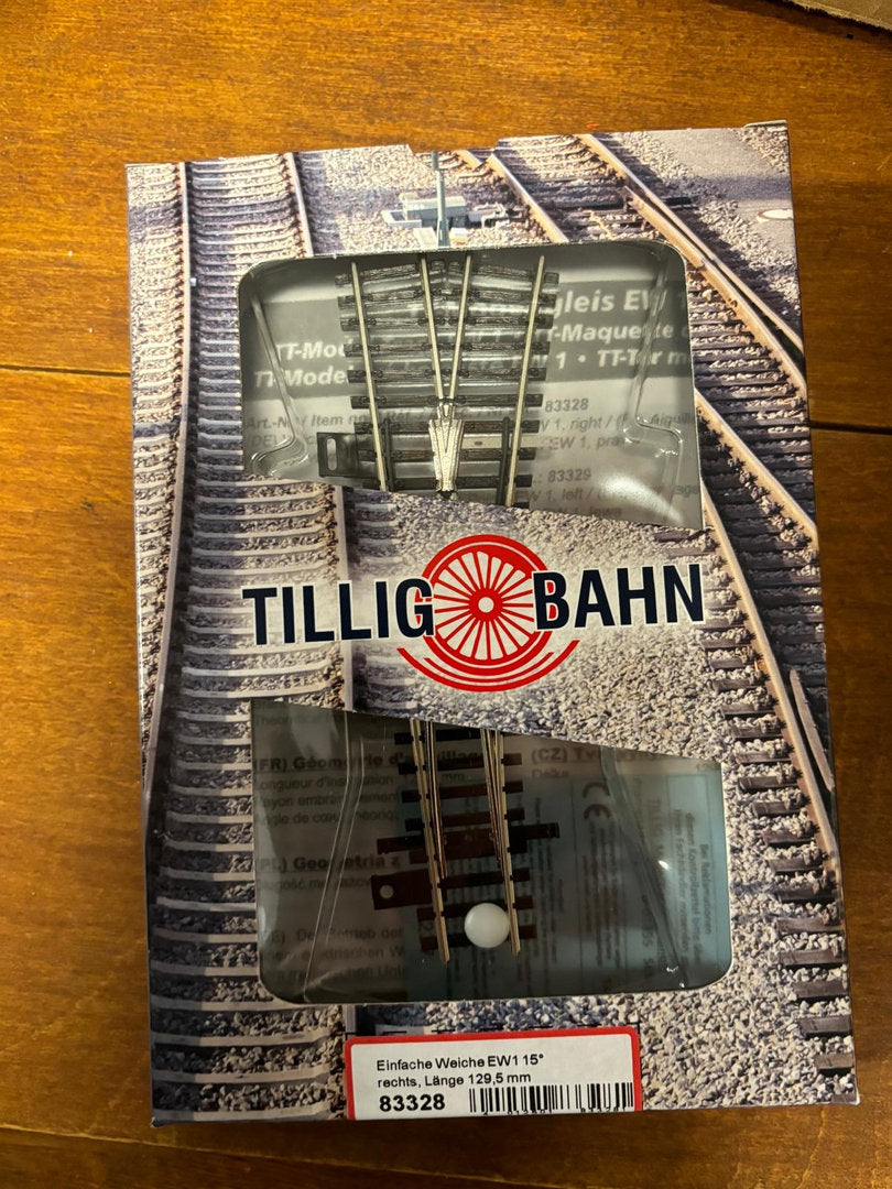 Tillig 83328, Weiche EW1 15' rechts / TT