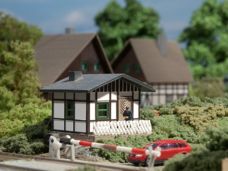 AUHAGEN 14455 N Schrankenwärterhaus – Bausatz