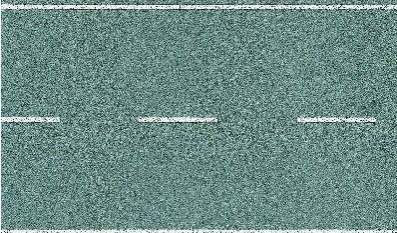 HEKI 6572 Fahrbahndecke Beton, zweispurig – 100 × 8 cm, Spur H0