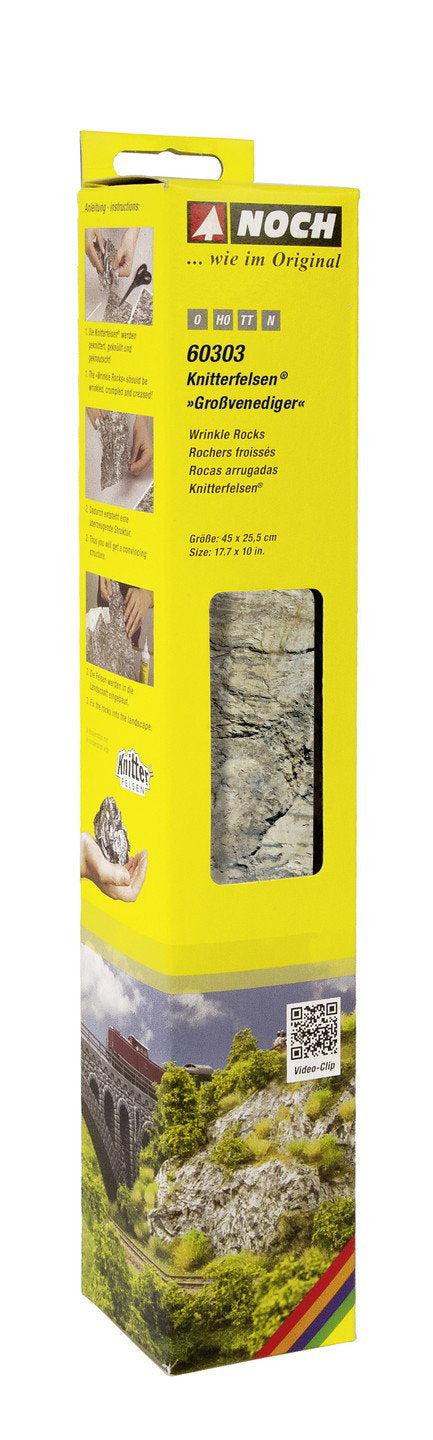 NOCH Knitterfelsen® „Großvenediger“ – 255 × 450 mm