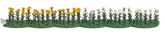 BUSCH 1243 Margeriten – 70 fertig montierte Blumen, Spur H0