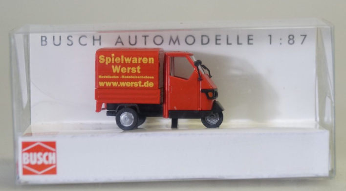 BUSCH 48499 Piaggio Ape 50 – Spur H0, 1:87