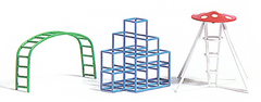BUSCH 8064 Spielplatz Kletter-Set – Spur N