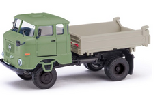 ESPEWE IFA W50 LA/3SK  95288 - Dreiseitenkipper „Speditionskabine“ – Blassgrün, Spur H0