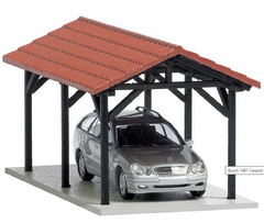 BUSCH 1481 Carport – Spur H0, 1:87