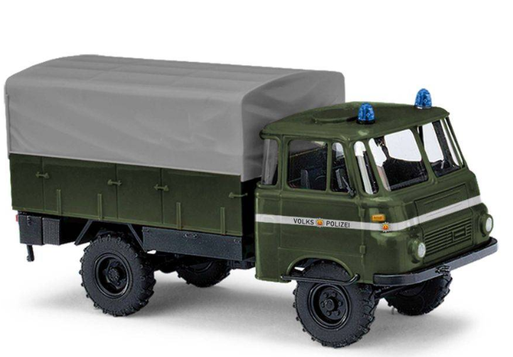 BUSCH 51658 Robur LO 1801 A „Volkspolizei“ – Spur H0, 1:87